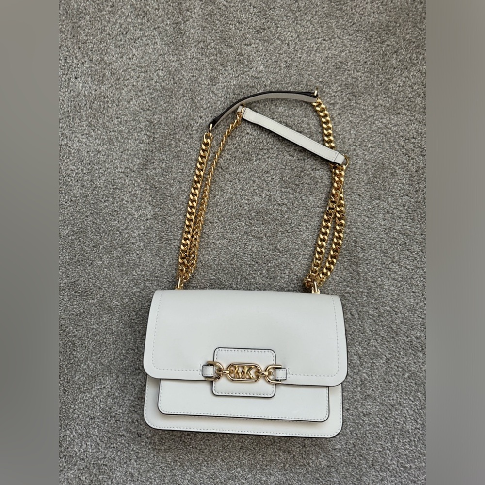 MK bag,white with chain